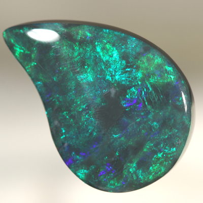 SOLID BLACK OPAL Large opal, golden turquoise and bottle green, top quality opal SEE VIDEO